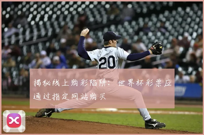 揭秘线上购彩陷阱:世界杯彩票应通过指定网站购买