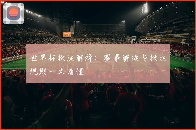 世界杯投注解释:赛事解读与投注规则一文看懂