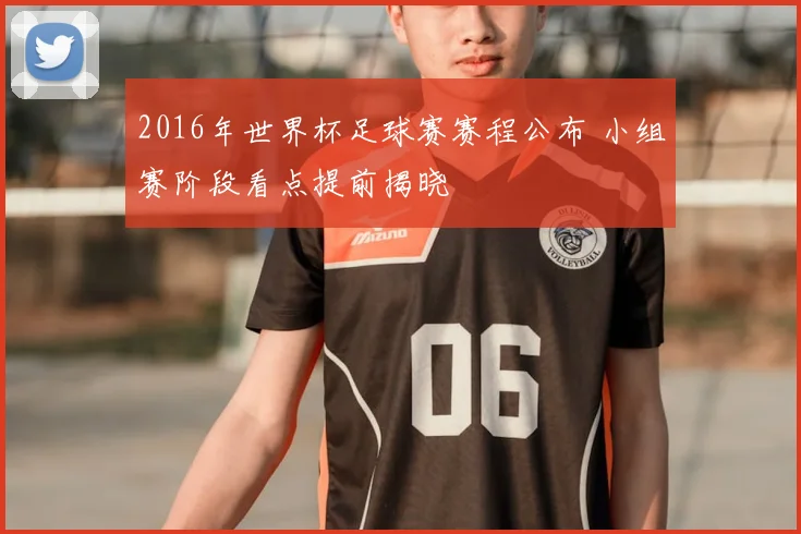 2016年世界杯足球赛赛程公布 小组赛阶段看点提前揭晓